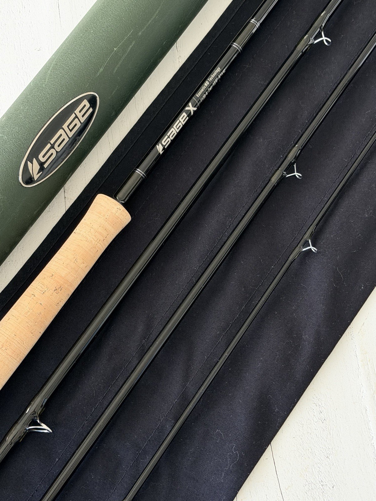 **BEAUTIFUL** 🔥 SAGE X 7wt. 13’ft~4pc Switch/Spey Flyrod🔥~LEGENDARY~🔥