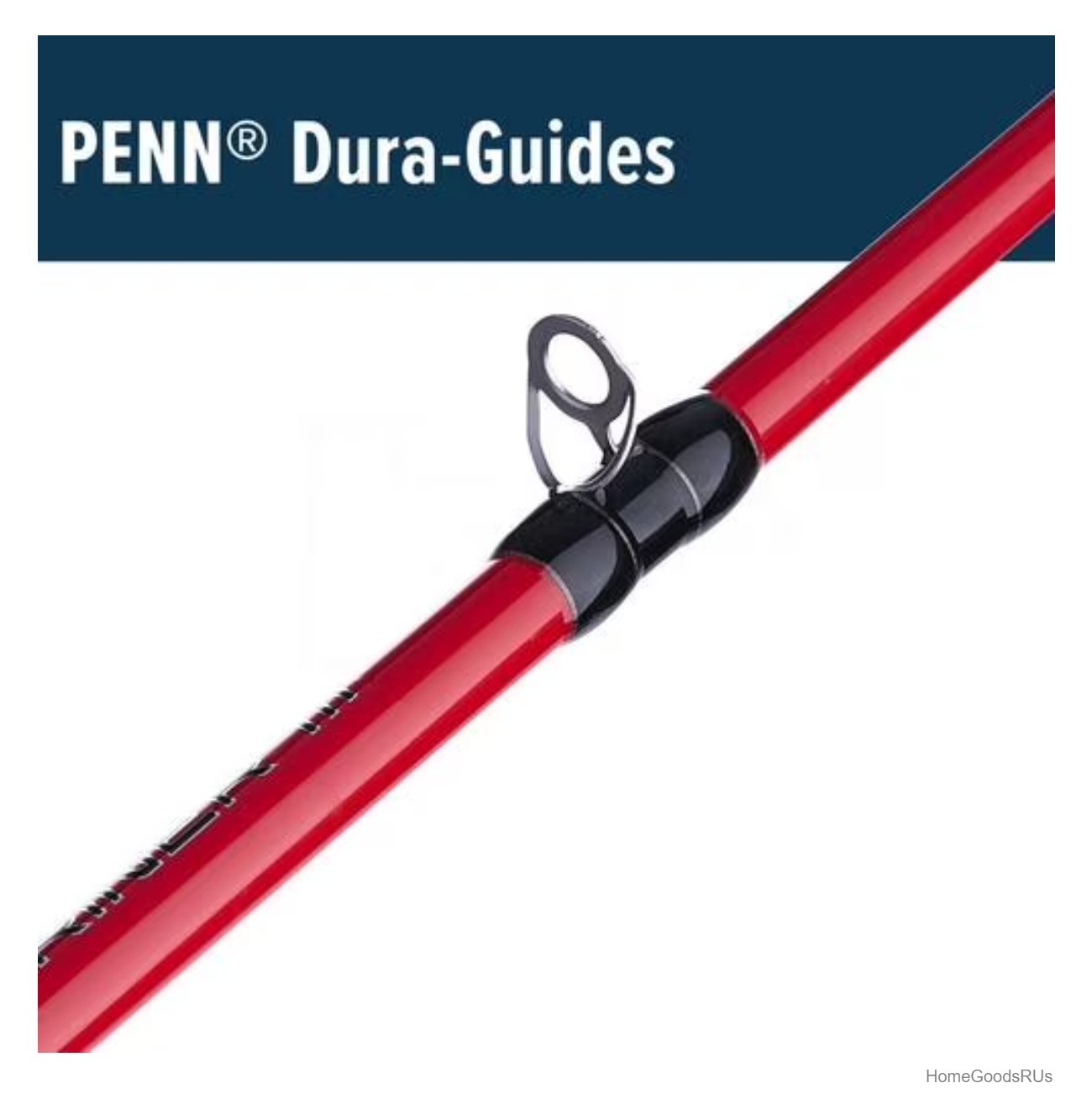 Boat Conventional Rod 6 Foot 6 Inch Medium Heavy Fiberglass Saltwater Fishing