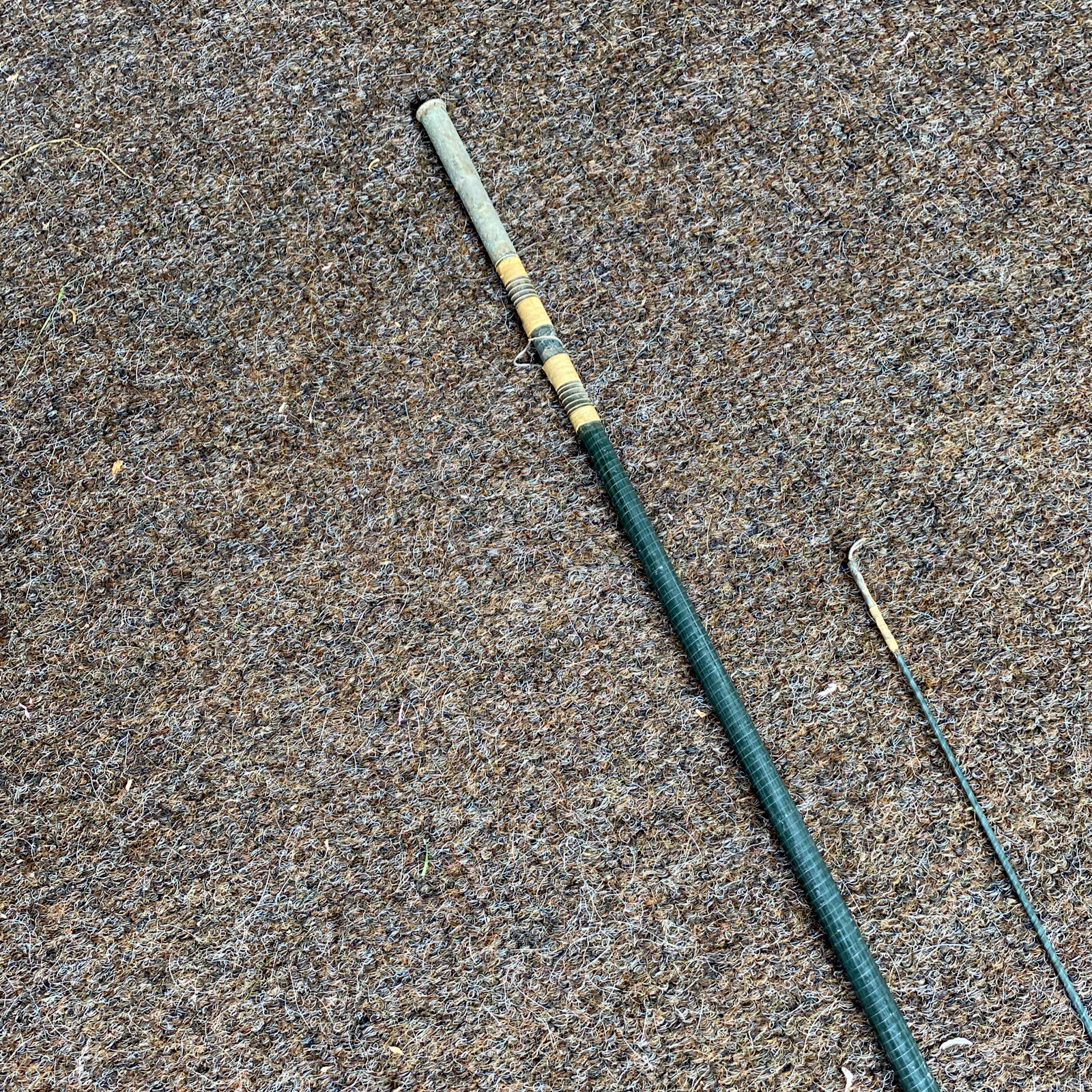 Shakespeare Wonderod Fiber 7 6″ 2-Piece Fly Rod Green Fishing Trout No Reel Bass