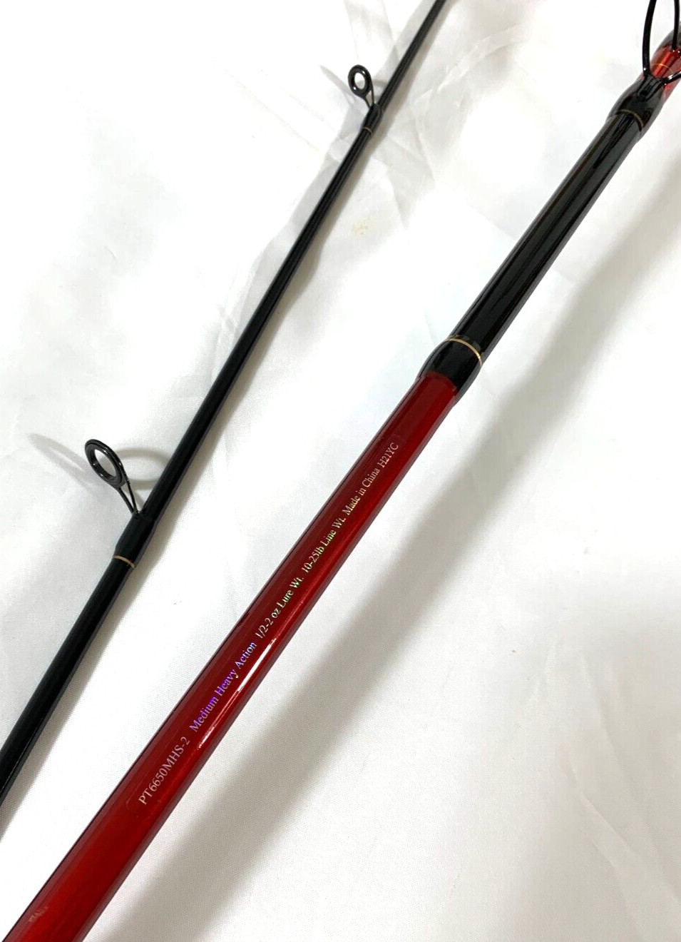 Power PLUS Trophy PT6650MHS-2 Two Section 10-25Lb med Heavy Action Fishing Rod