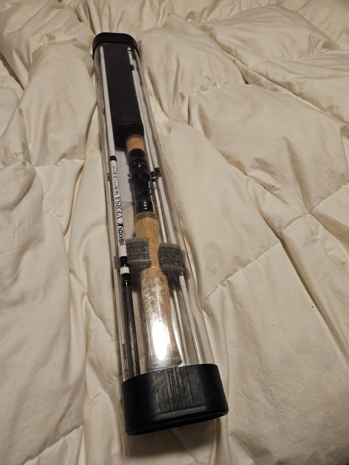 maxxon outfitters versa 2 in 1 pak rod sys 7′ 6″ fly & spin 5pc rod NEW