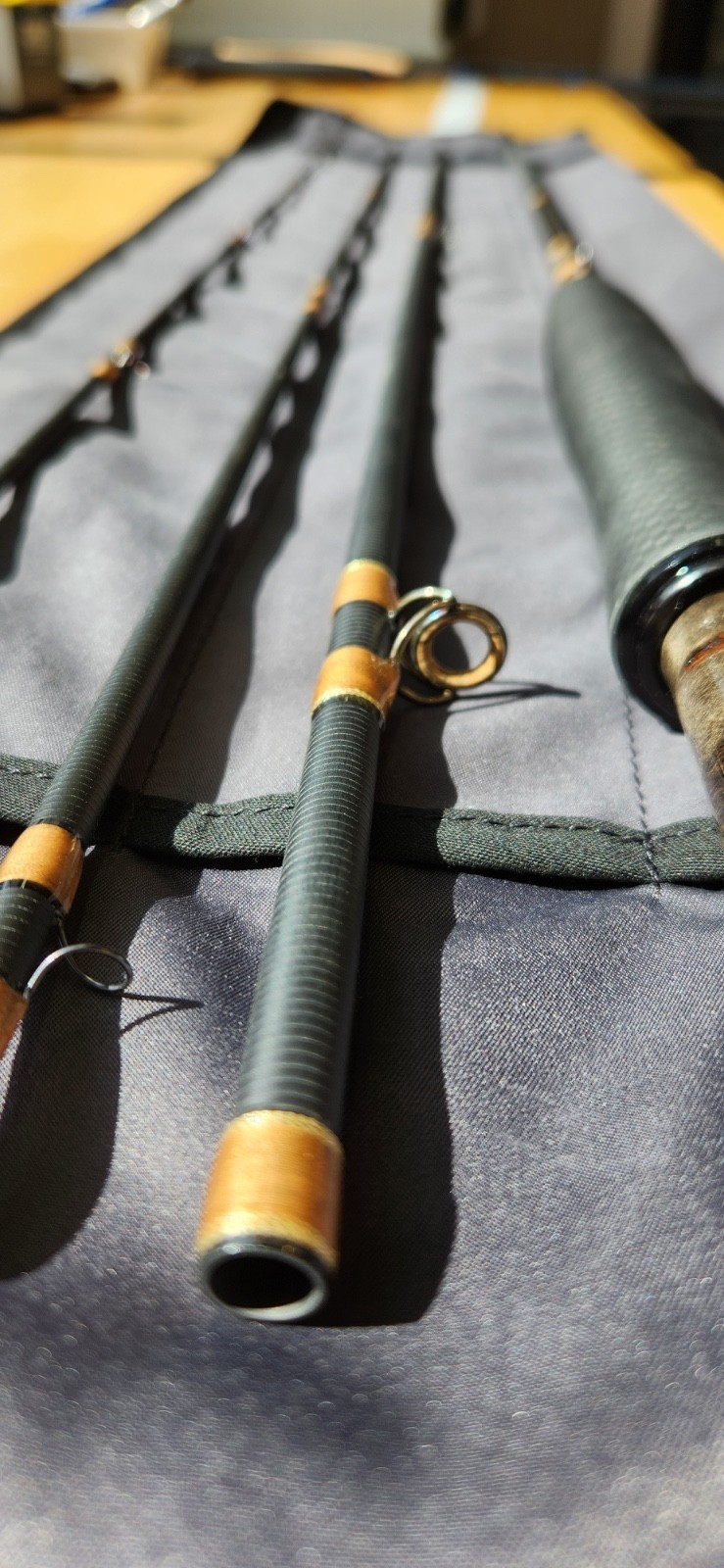 Custom premium 9ft 5wt fly rod Loomis air carbon Epitome blank (medium)