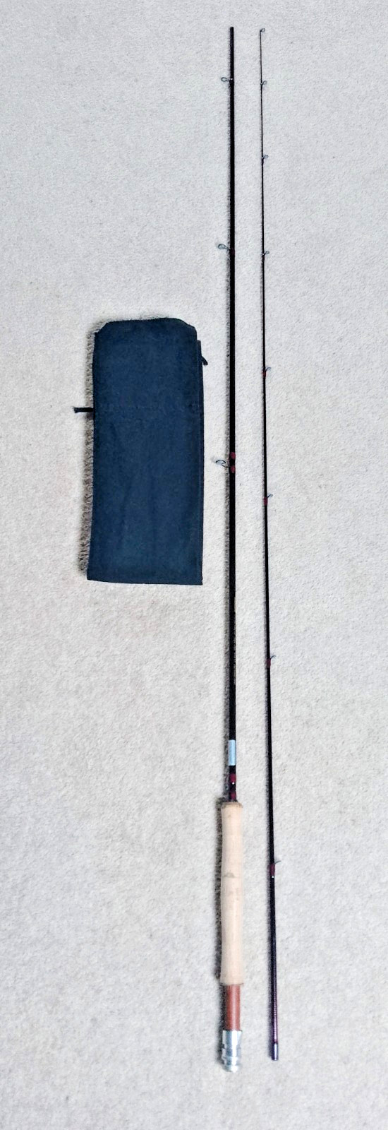Shakespeare Oberon H.L 9.8′ Fly Fishing Rod #7-9 Sea Trout Salmon Unused