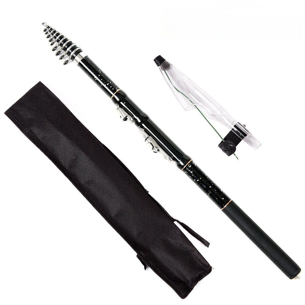 Telescopic Fishing Rod Carbon Fiber Rod Outdoor Fishing 1.8m-3.6m Portabal