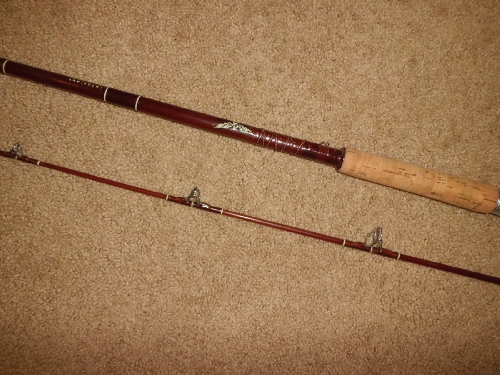 Vintage FENWICK Feralite PLB79 Spinning 7’9″ Rod made in USA- 8-20 lb