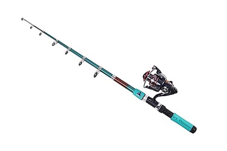 FISHERY HOUSE Microfiber Fishing Rod & Reel Set (270 cm_Green) + Free Shipping