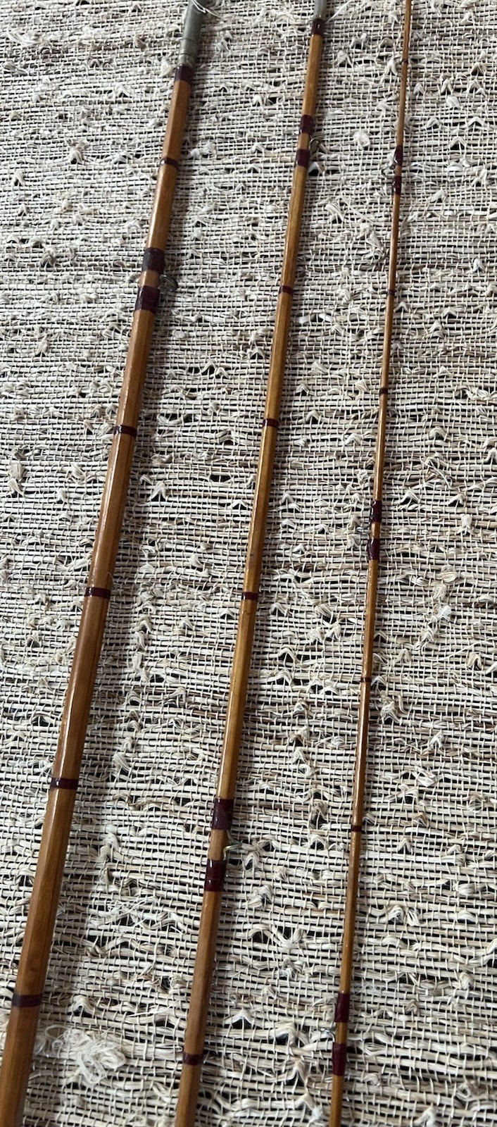 9 1/2’ 3 Piece Bamboo Fly Rod 6 Wt