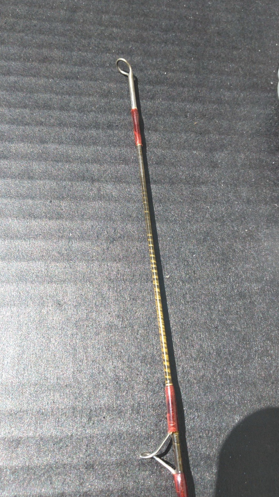 South Bend Royal Coachman 8’ Fly Rod 5-6 Lbs Holographic Gold/Red 2 piece