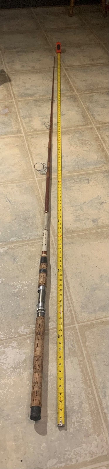 Saltwater Spinning Rod 9.5′ 2-Piece Olympic 5010 – Heavy Duty for Large Fish, Su