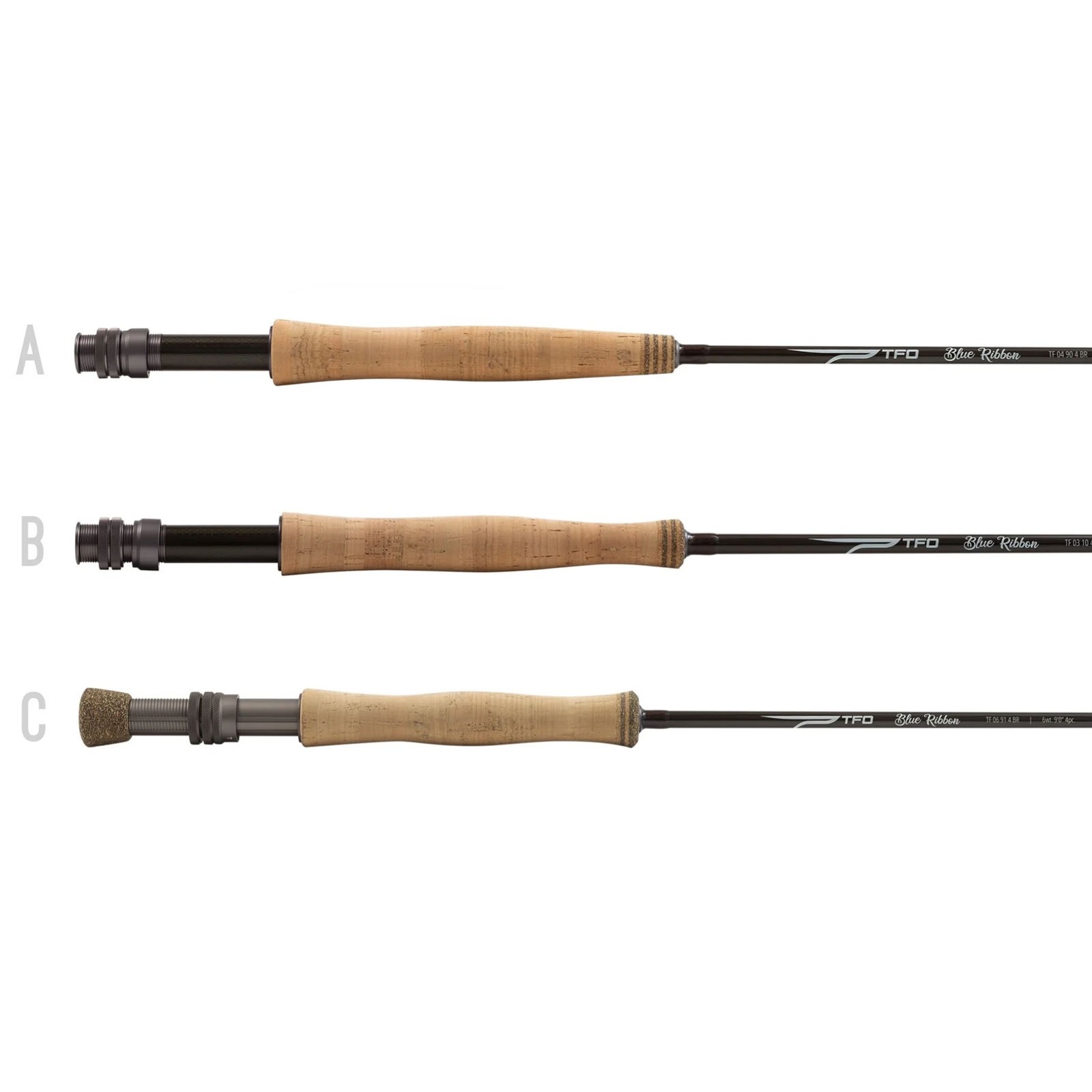 TEMPLE FORK OUTFITTERS 4 wt. 8’6″ 4 pc. Blue Ribbon Rod w/Case (TF-04-86-4-BR)