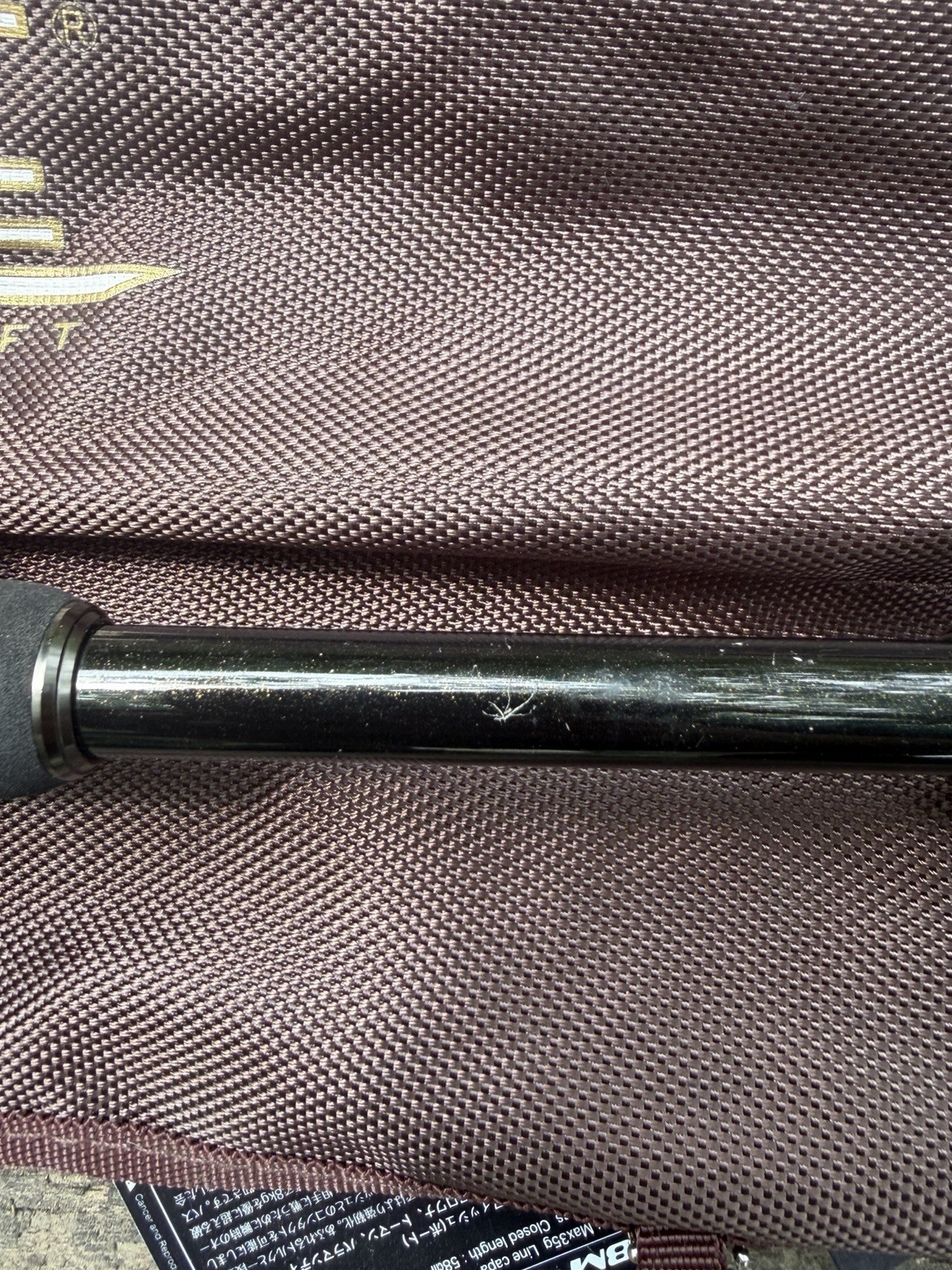 Valkyrie 6’8″ M Regular Carbon Fiber 4 piece Casting Rod w/ Rod Bag VKC-68M-4