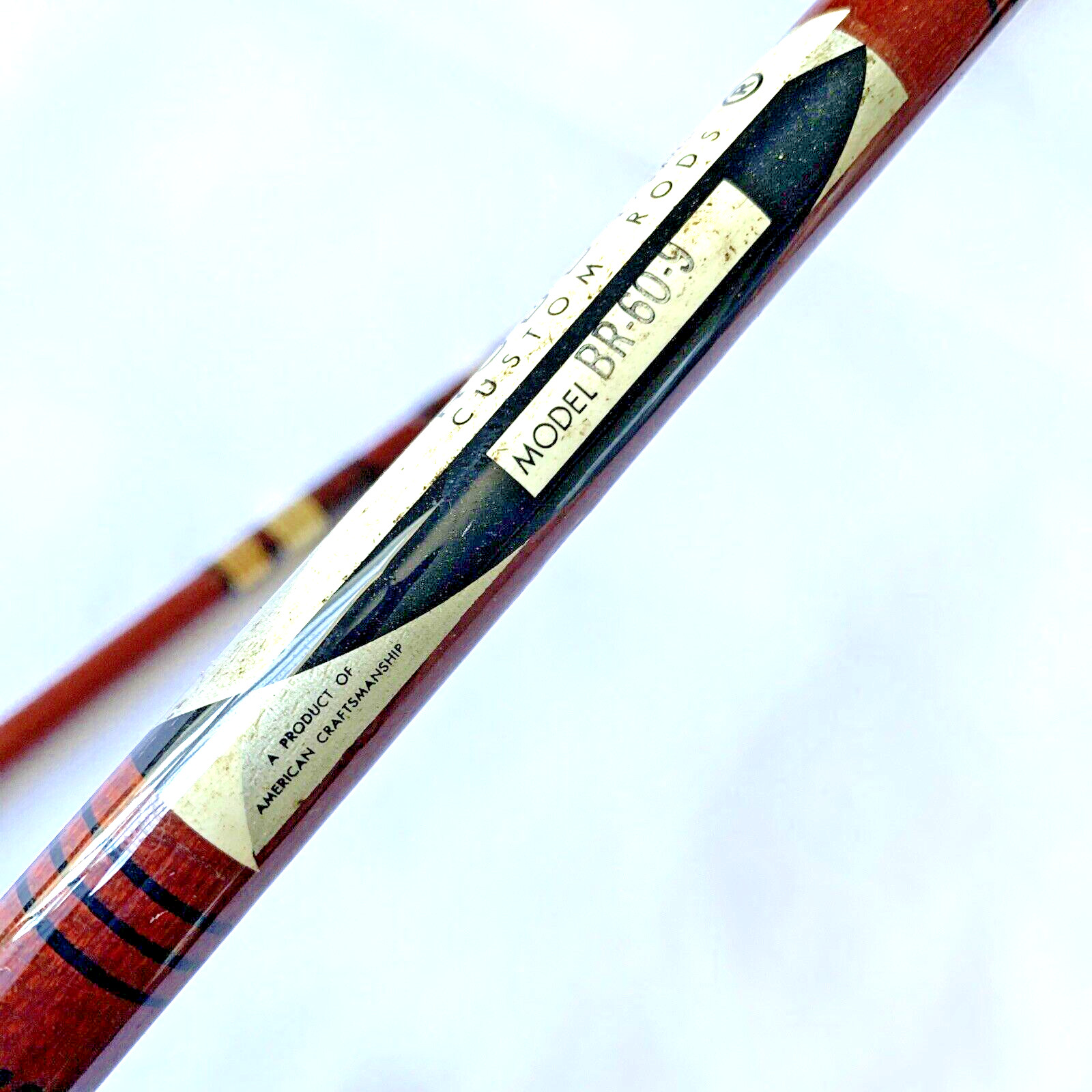 Roddy Model BR-60-9 Custom Made 9Ft Genuine Epoxy Glass Fly Fishing Rod USA