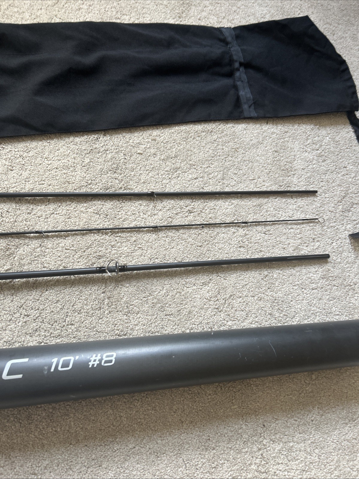 Greys G-tec 10 Foot #8 Weight carbon Fly Fishing Rod Predator Trout G Tec GTec