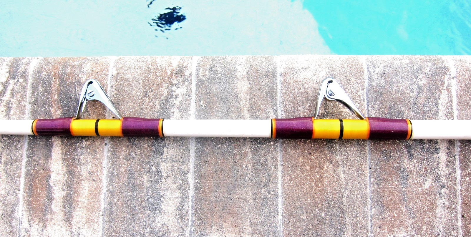 Vintage Custom IGFA 130 UNLIMITED CLASS Trolling Rod w/AFTCO H/W: 7’5″ – EXEC!!