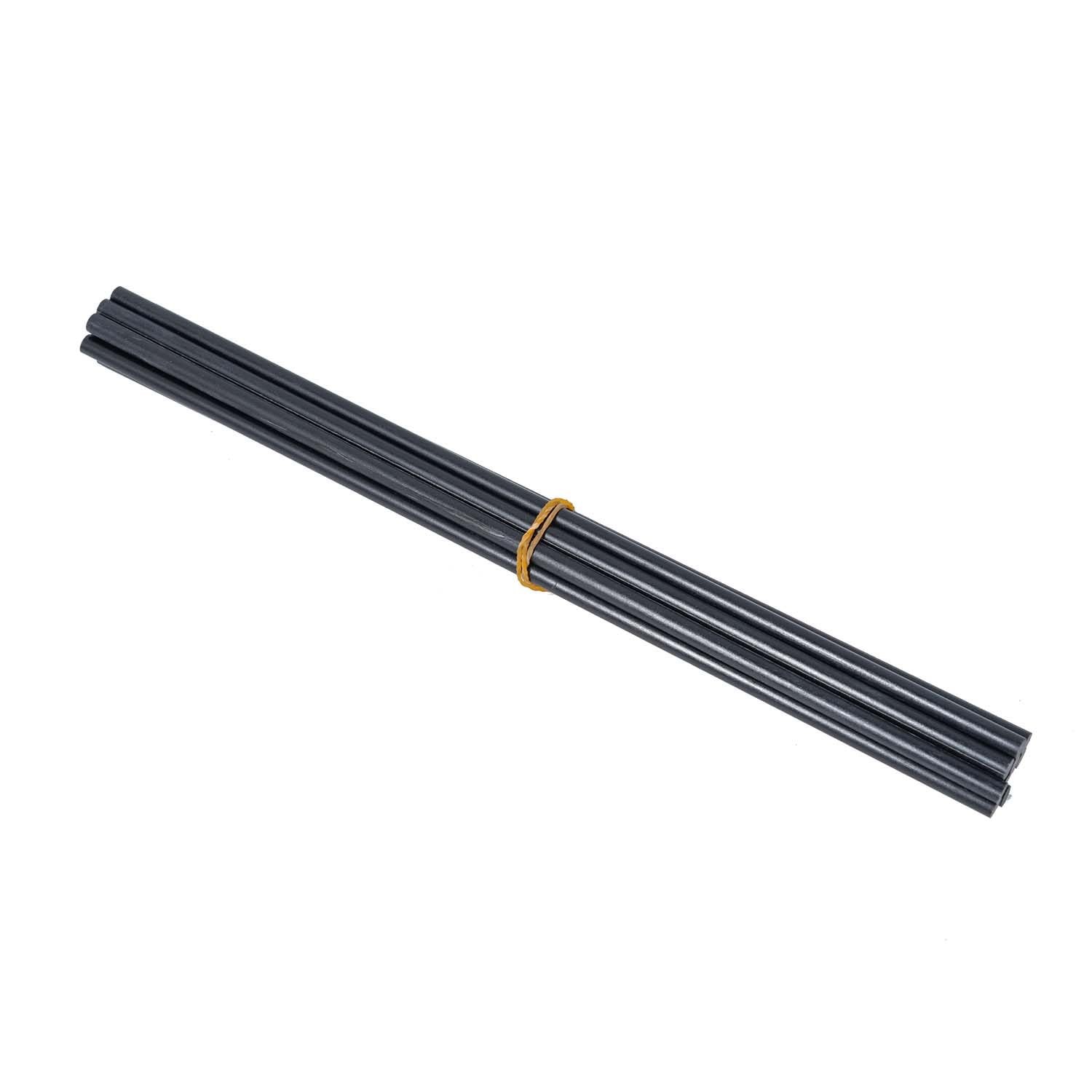 Black 1/4 Inch Round Rod Garolite G10 Fiberglass Material 12 Inch Long 12 PCS