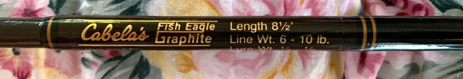 Cabela’s Fish Eagle Graphite 8-1/2′ 2-pc Fishing Rod