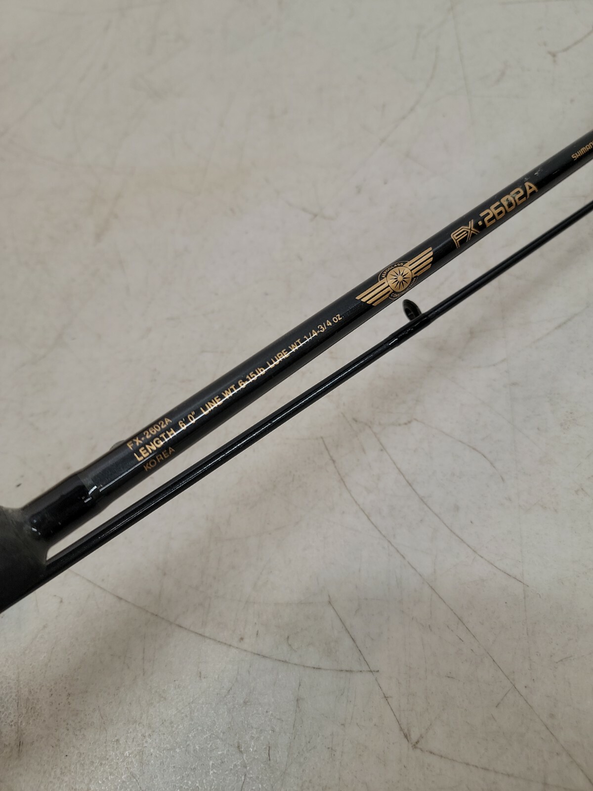 Shimano FX-2602A Spinning Rod 6 ft with FX 2000 Shimano reel