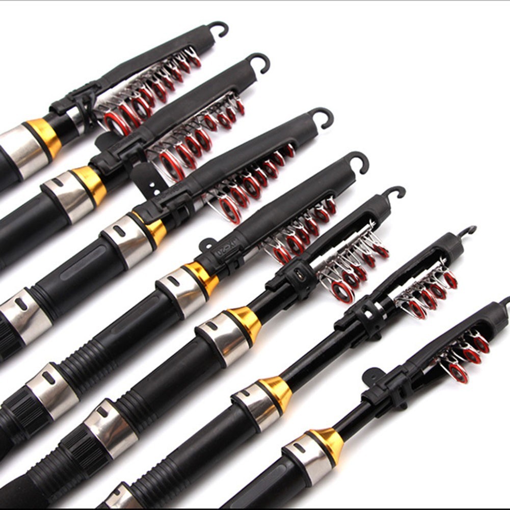 1.0-2.30M Telescopic Small Foldable Fishing Rod for Saltwater and Freshwater