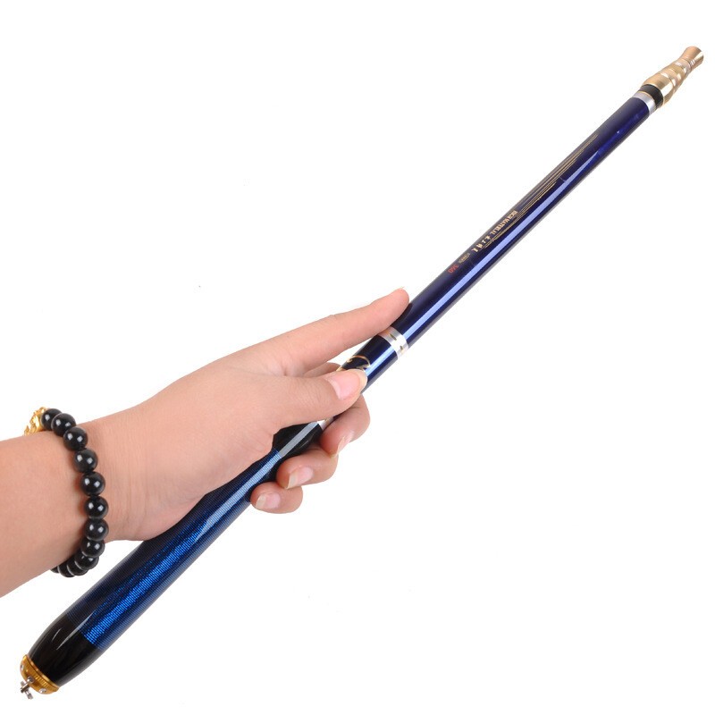 3.6M-6.3M Carbon Fiber Fishing Rod Ultralight Portable Travel Pole