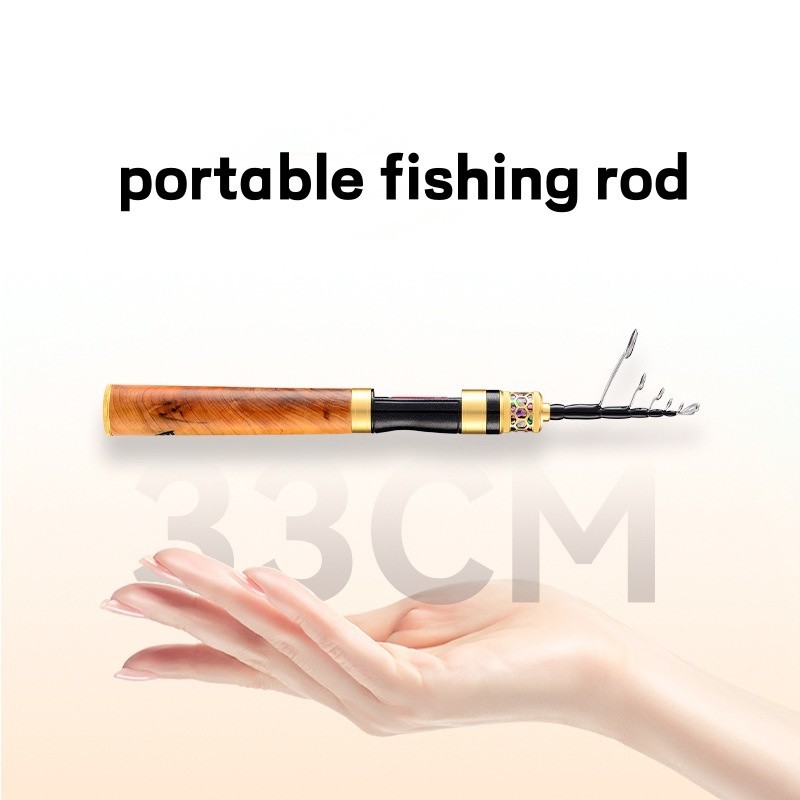 Telescopic Fishing Rods Spinning Casting Rod Carbon Fiber Rod Bass Ultra Light