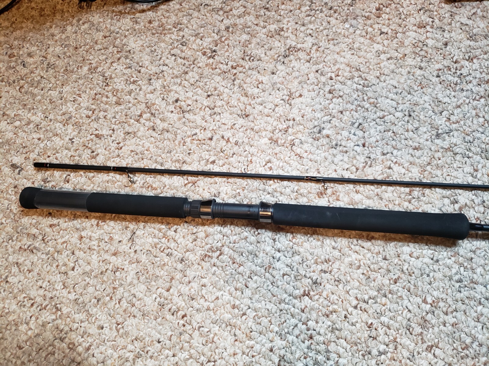 B & M Bucks BGJP82-N 8 Ft Graphite Jig Pole 2 Sectons.