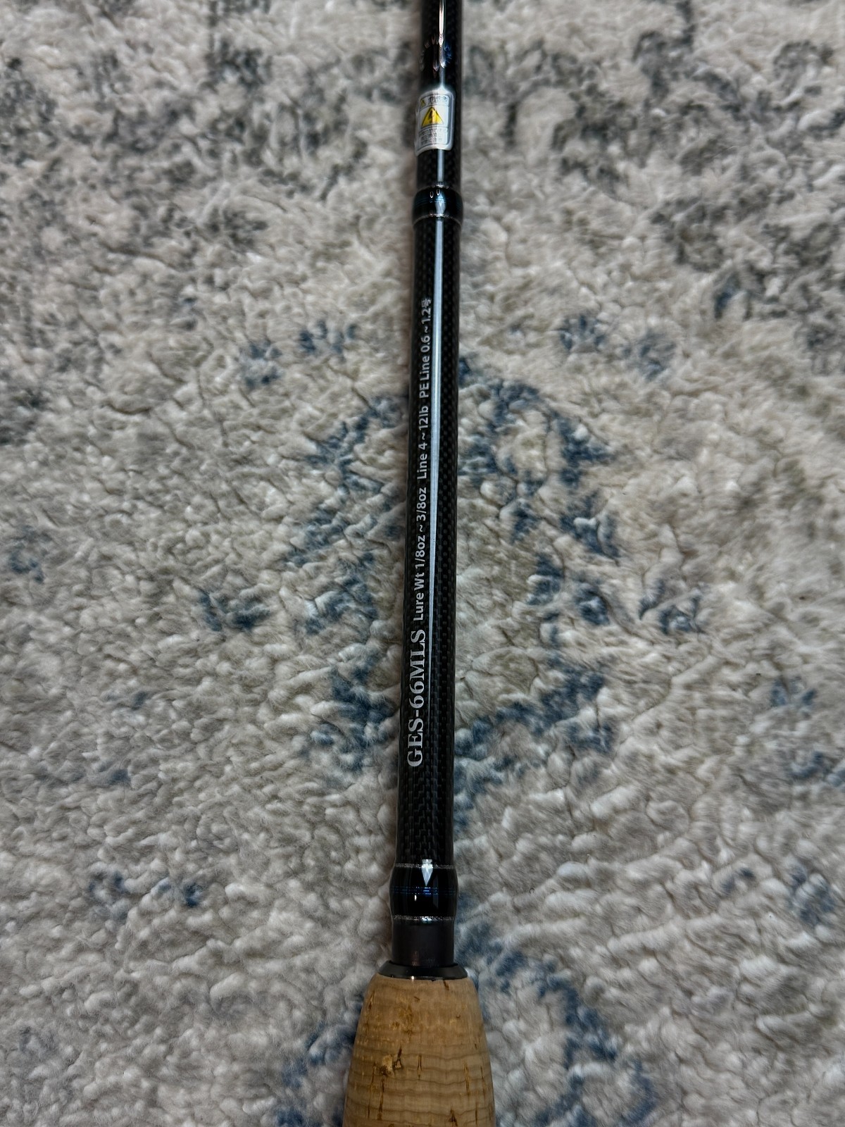 Deps Gain Element GES-66MLS Shaking Element 6’6″ Medium Light Spinning Rod