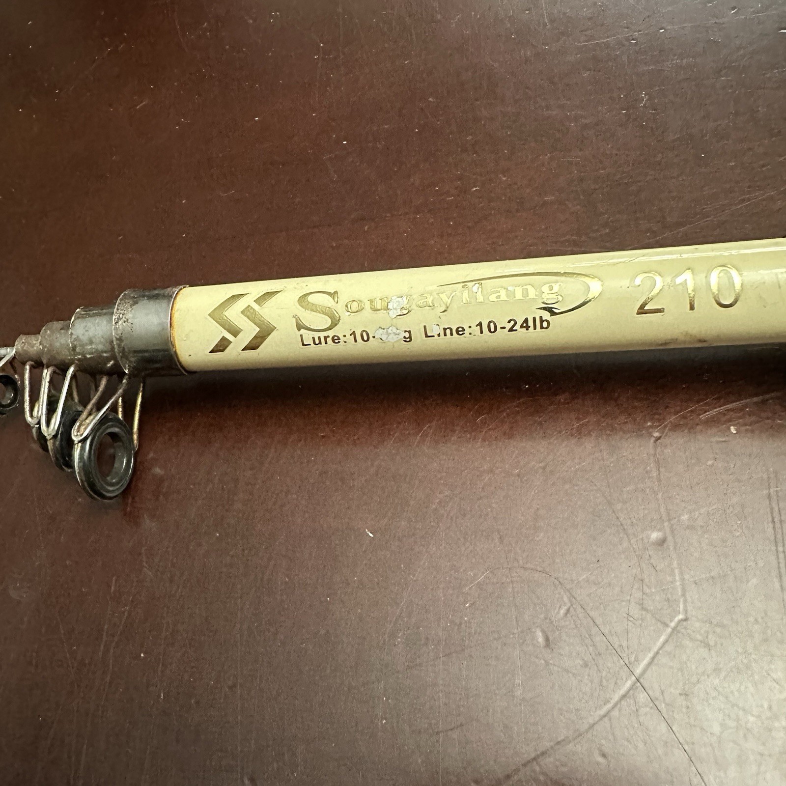 Sougayilang 210 Fishing Telescopic Rod Pole Fish Portable 24lb Vtg 21” to 82”