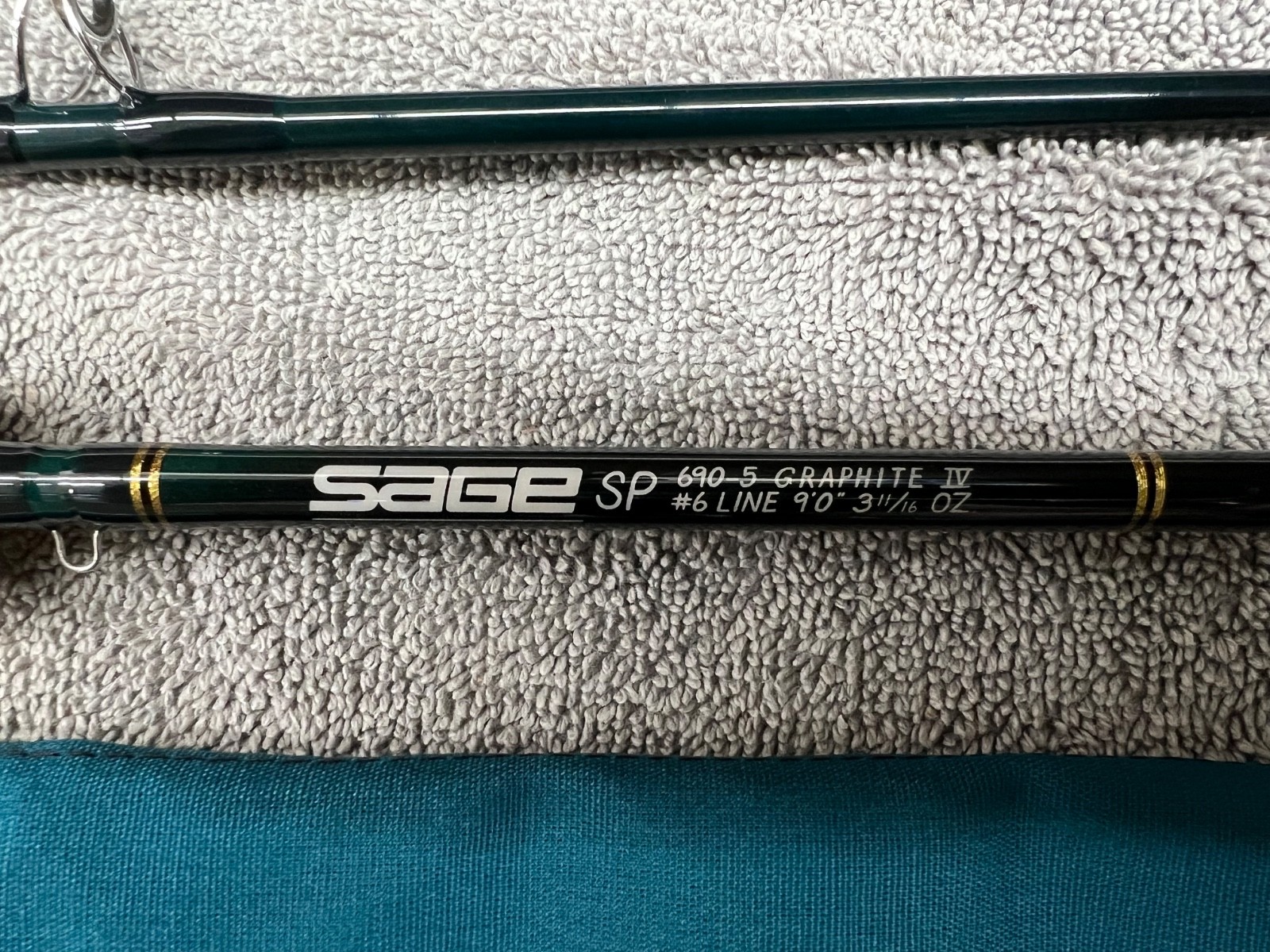 SAGE SP 690-5 Graphite IV Fly Rod 9’ 6wt 5pc 3 11/16oz with Spare Tip Section