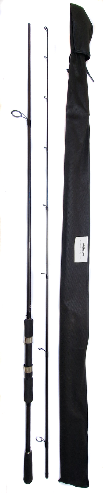 BISON 2 SECTION 9′ CARBON SPIN ROD