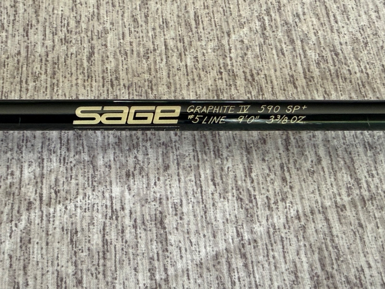 Sage SP+ 590-2 Graphite IV Fly Rod 9′ 5wt 2pc w/ Original Tube & Sock – NICE!