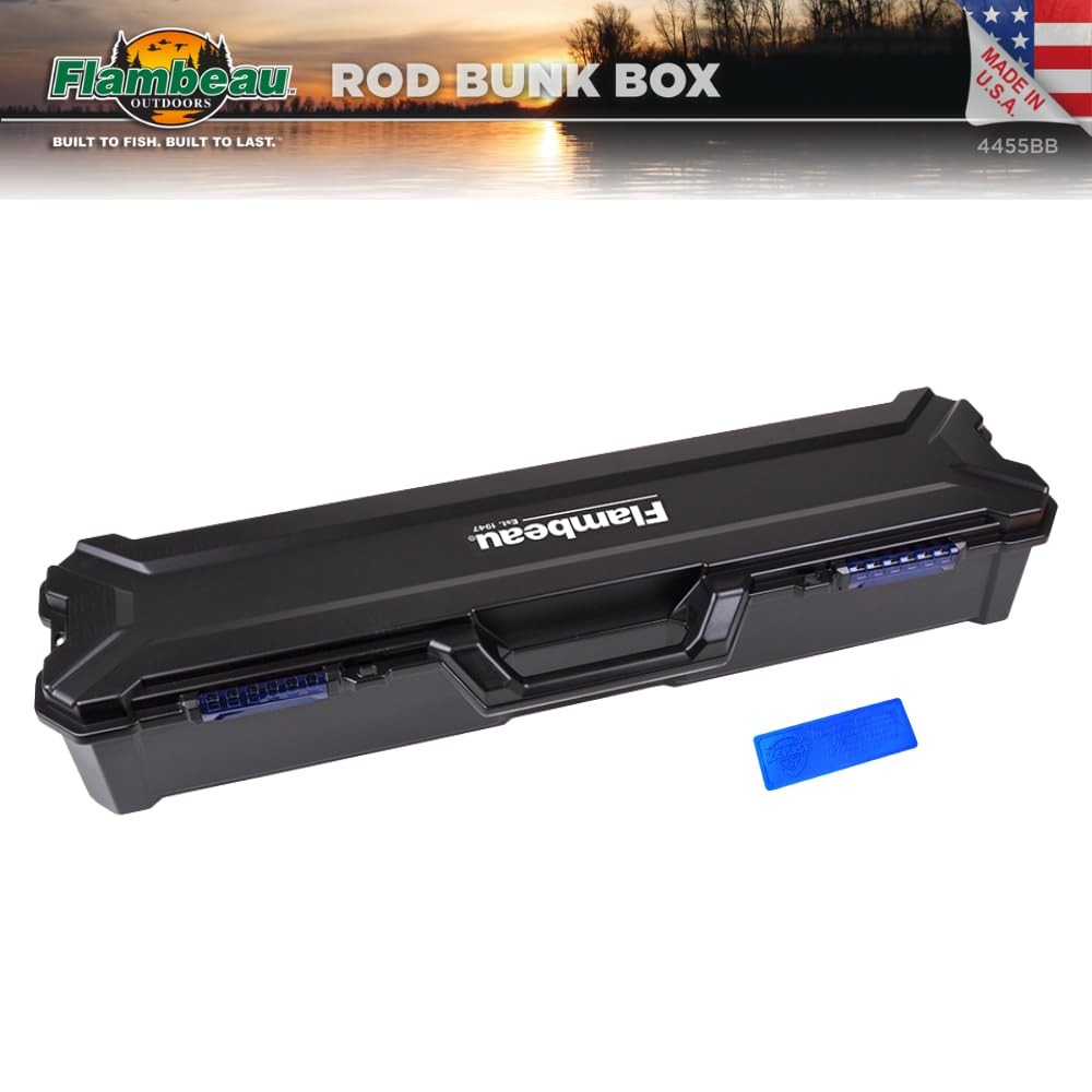 Flambeau Outdoors 4455Bb Rod Bunk Portable Fishing Rod Storage Black