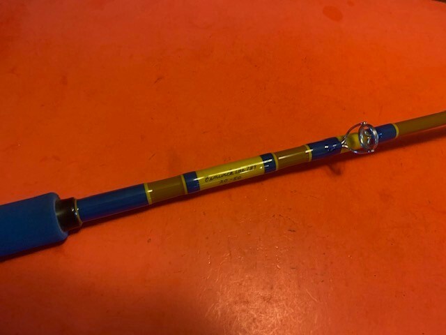 CUSTOM BUILT FENWICK LBE 789 6 FOOT 6 INCH 20 TO 50# CONVENTIONAL FISHING ROD
