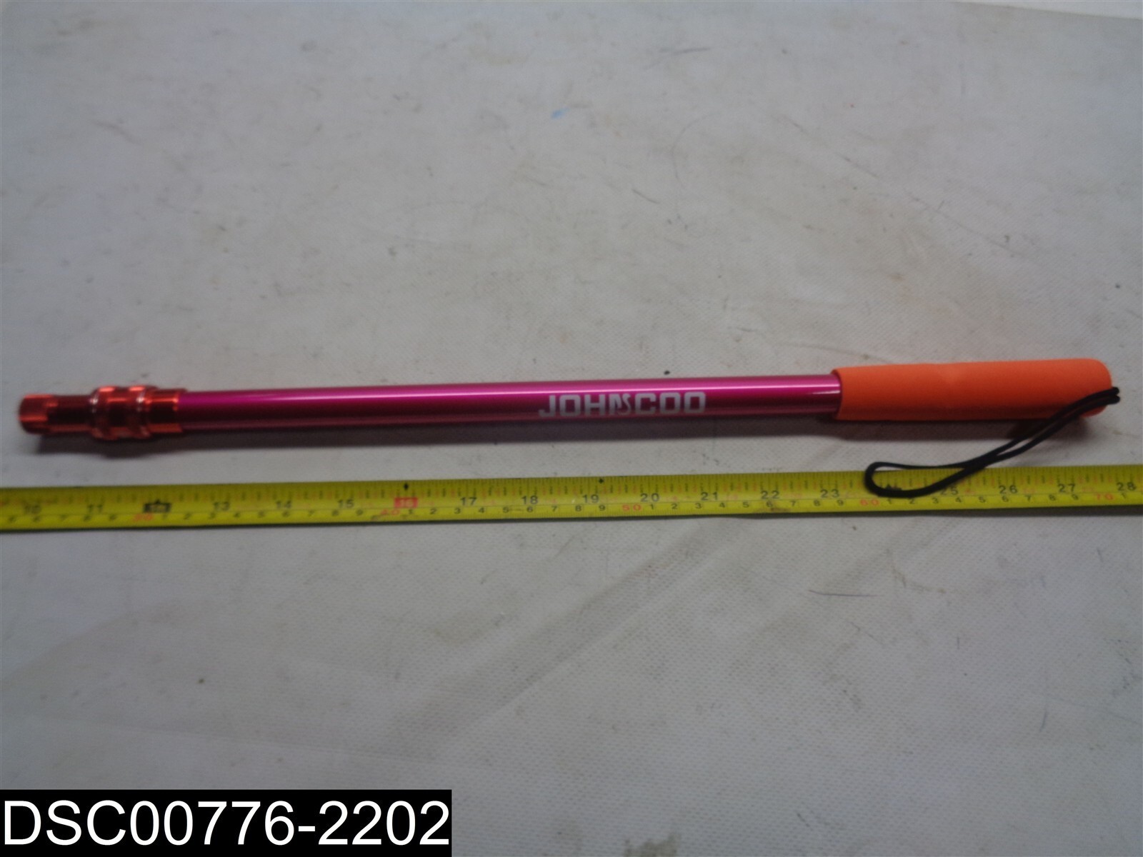 Johncoo Pink Expandable Fishing Rod With Black Carrying Bag
