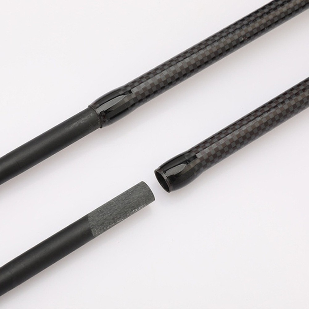 Portable Lure Fishing Rod 4 Section Carbon Fiber with Comfortable Grip