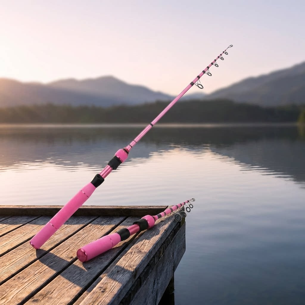 Soft Action Carbon Telescopic Fishing Rod 1.5m / 1.68m / 1.8m Portable Lure Rod