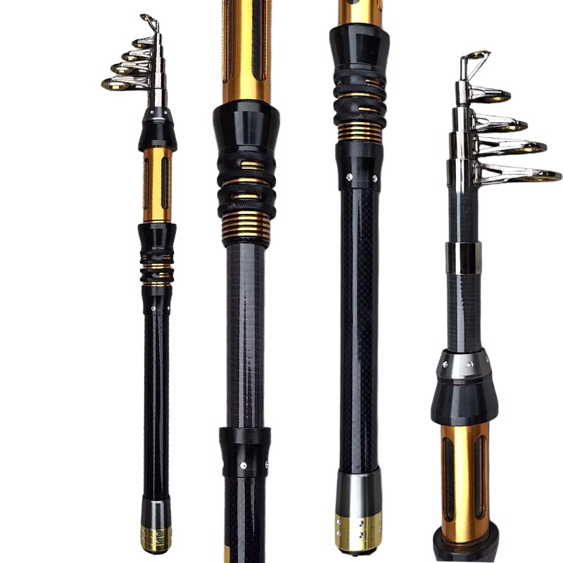 Portable Carbon Fiber Telescopic Sea Fishing Rod 1.5m-3.0m Super Short