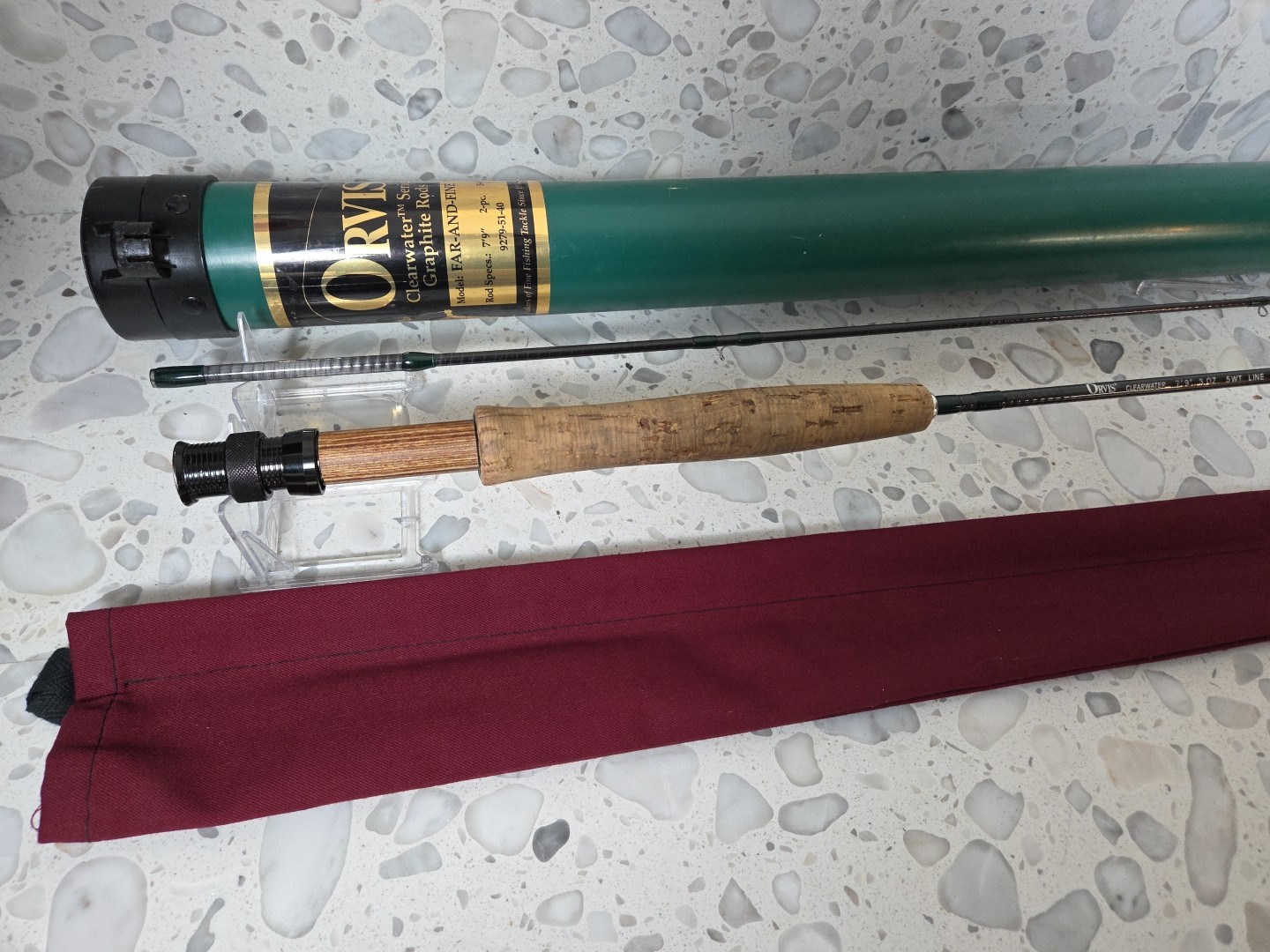 ORVIS Graphite “FAR AND FINE” 5wt 7’9″ Fly Rod