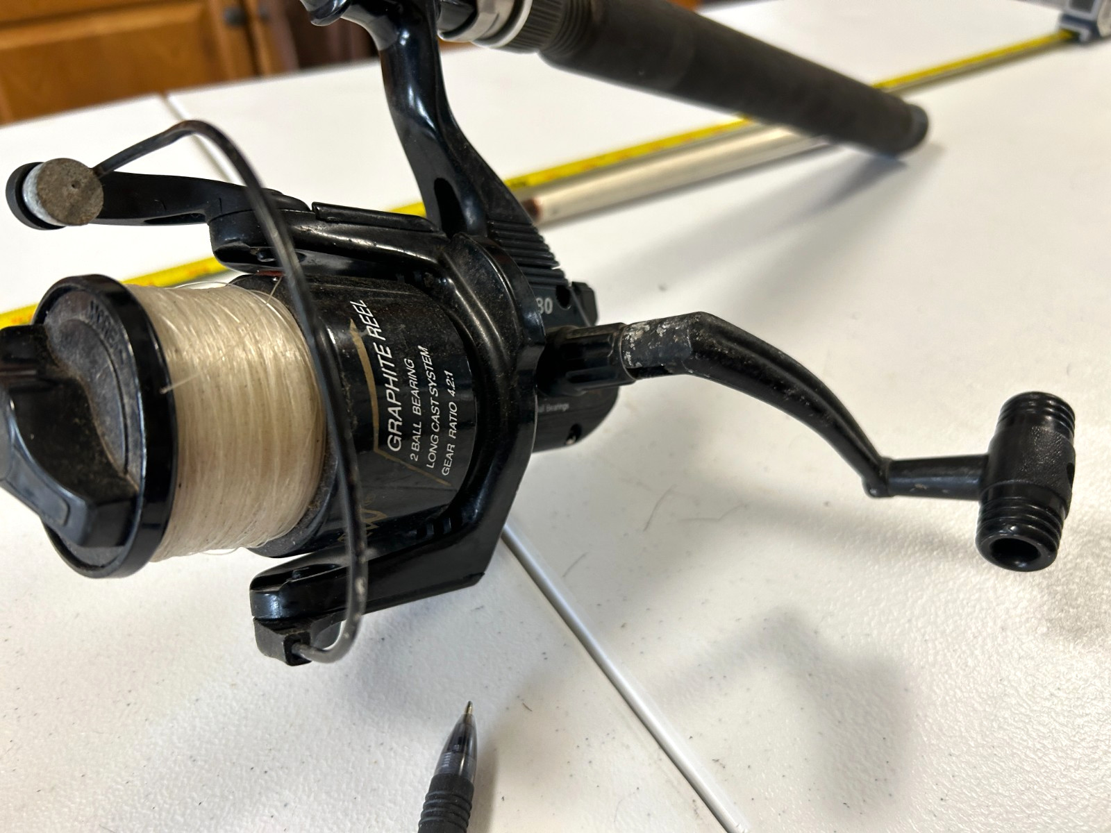 Vintage Drumstick Plus 9209 Eagle Heavy duty Fishing Rod & Eagle Claw 4280 Reel