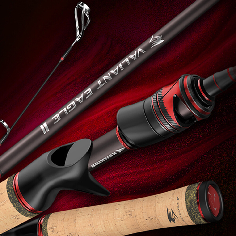 2022 Kastking Valiant Eagle II Fishing Spinning Rod Casting Rod UL L Rod 2Pcs