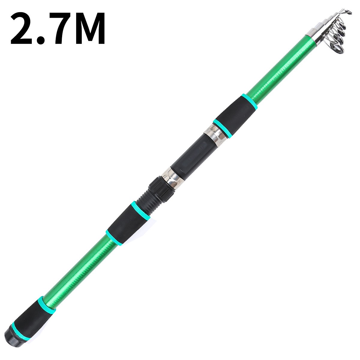1.8M-3M Lightweight Telescoping Fishing Pole Complete Set with Accessories