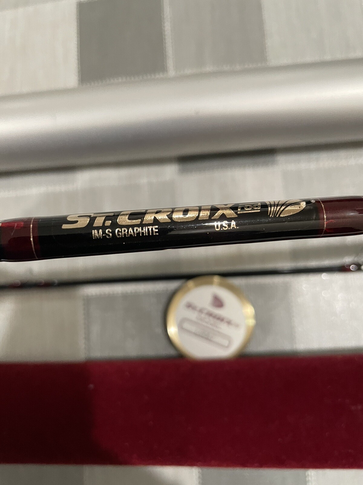 St. Croix Legend L9067 IM-S Graphite Fly Rod 9 Ft Wt 6/7 Cloth And Aluminum CASE