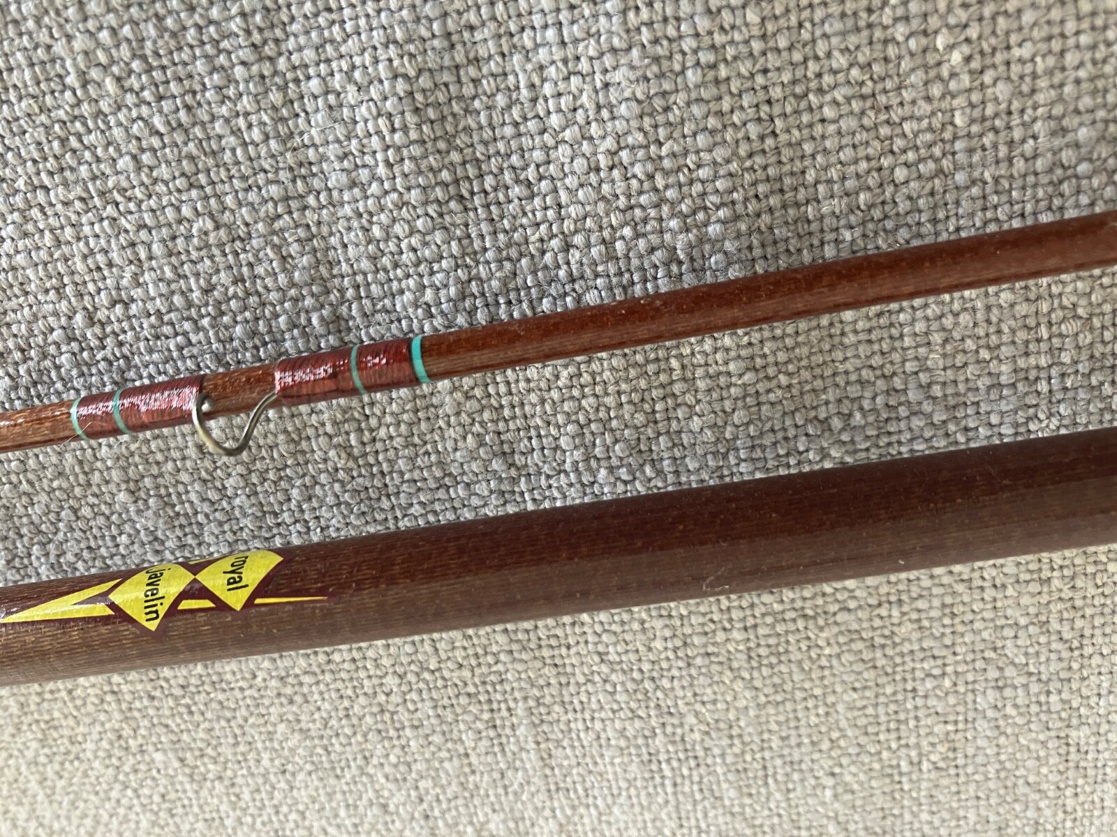 NEW VINTAGE Royal Javelin 2 pcs. 8 Ft. Fishing Rod Custom Built Conolon #78614