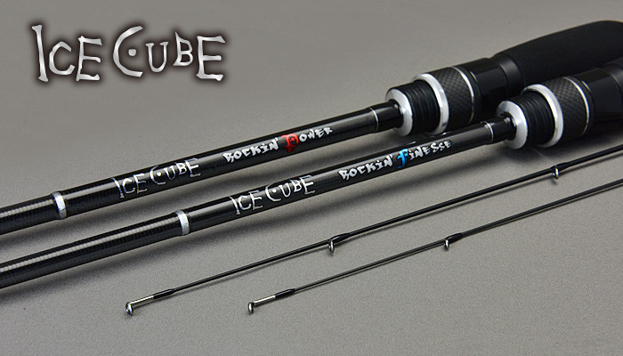 TICT ICE CUBE IC-69F-Sis Rockin’ Finess Super finesse Mebaring 2pcs Spinning Rod