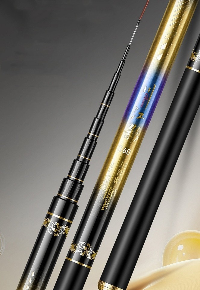 Telescopic Fishing Rod Carbon Fiber Ultra Light Spinning Fast Trout Stream Rods
