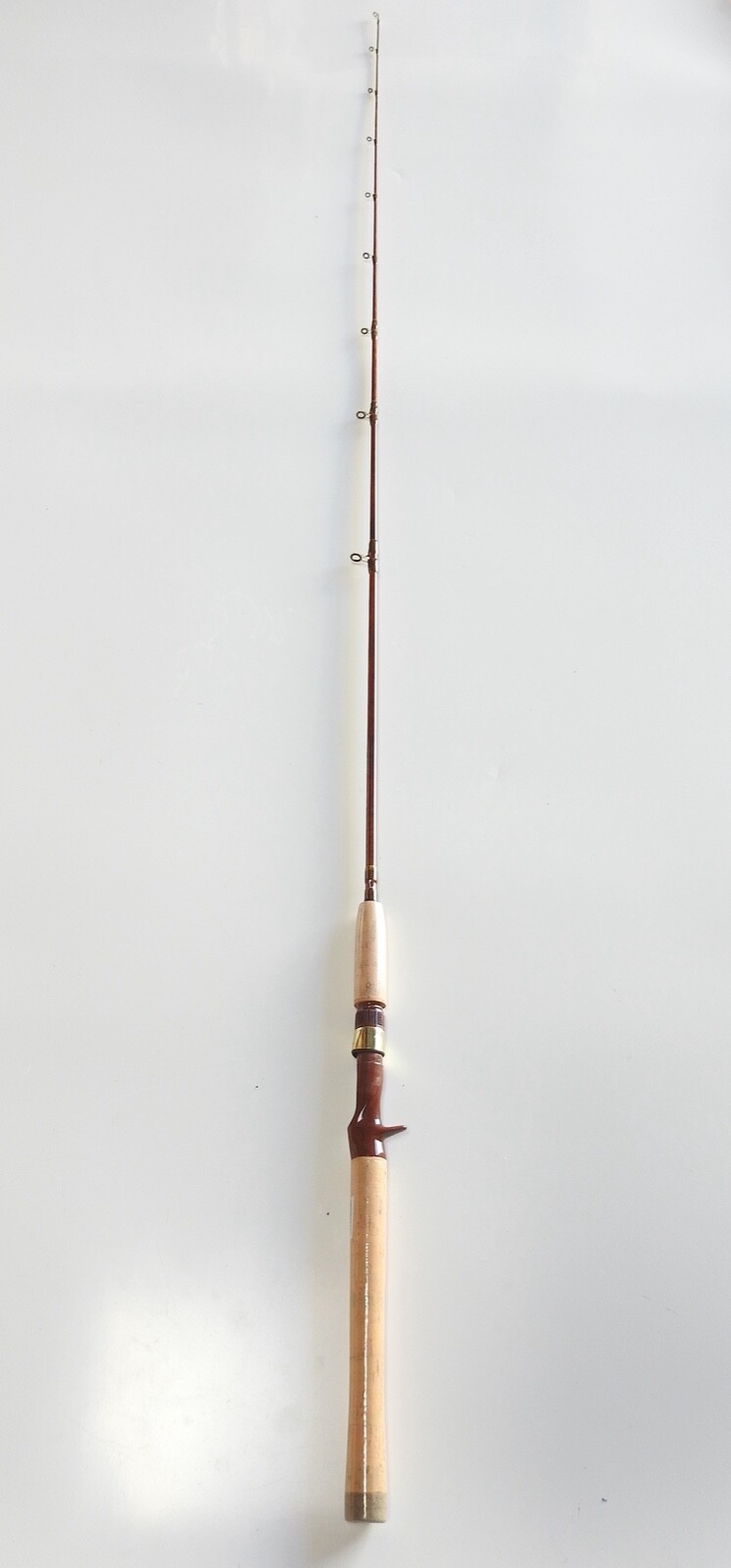 Wood Grain Bass & Walleye Casting Rod 6’6” 1PC 10-20 lb