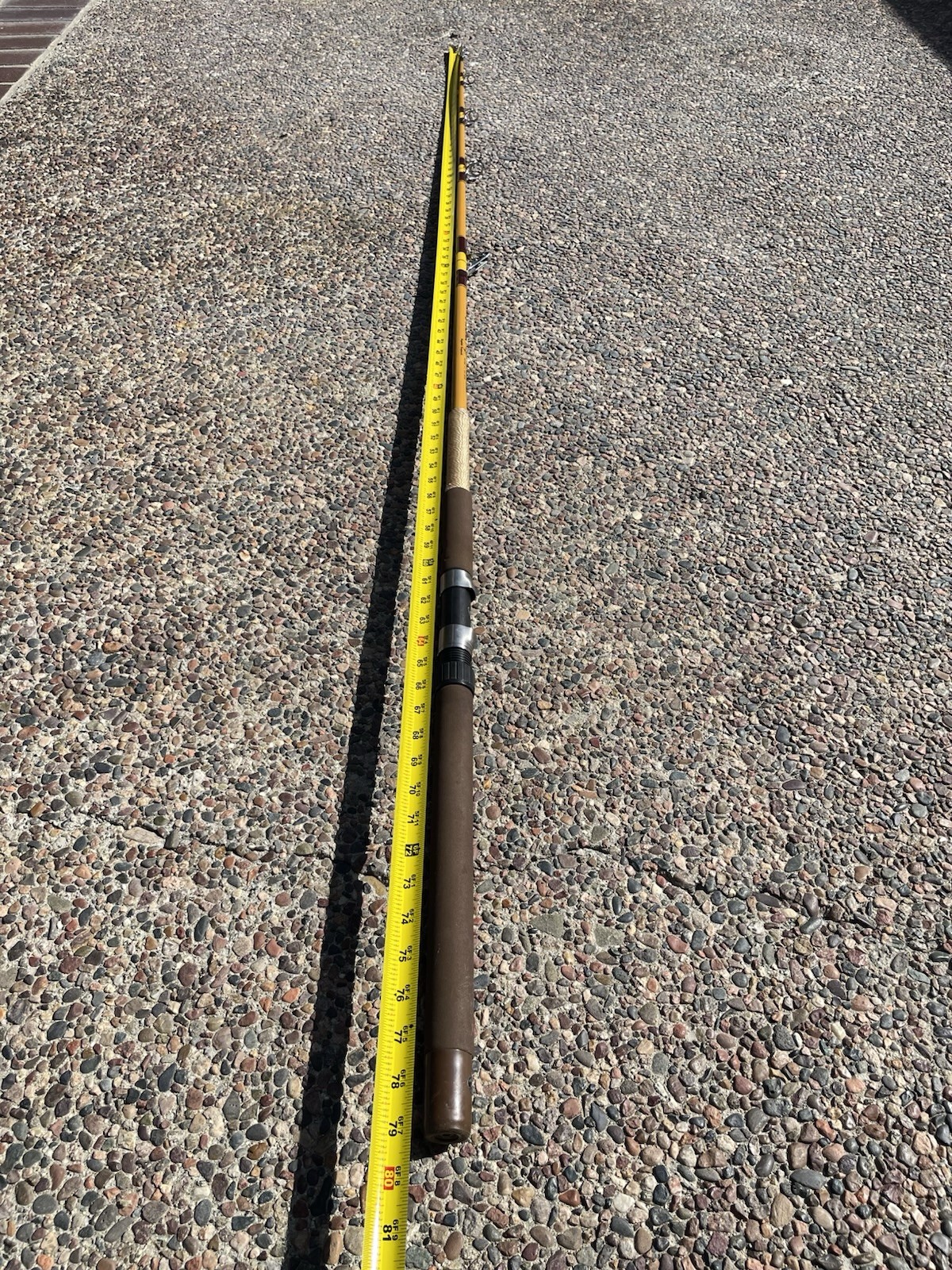 BIG GAME SALTWATER FISHING POLE ROCK COD SPECIAL MASTER CUSTOM STRIKER 80 lbs