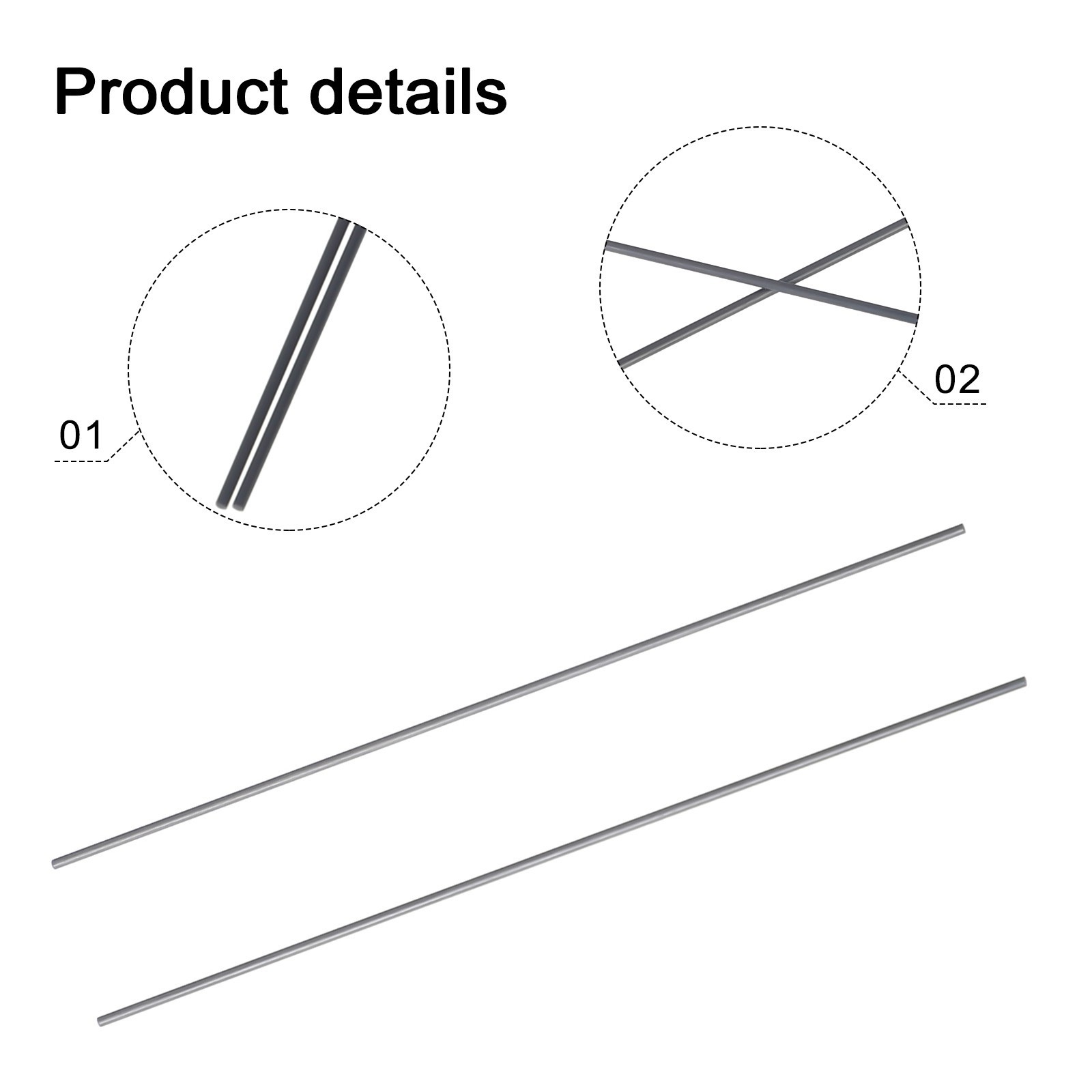 Carbon Fiber Repair Kit for Fixing and Upgrading Fishing Poles 1mm~10mm*10cm