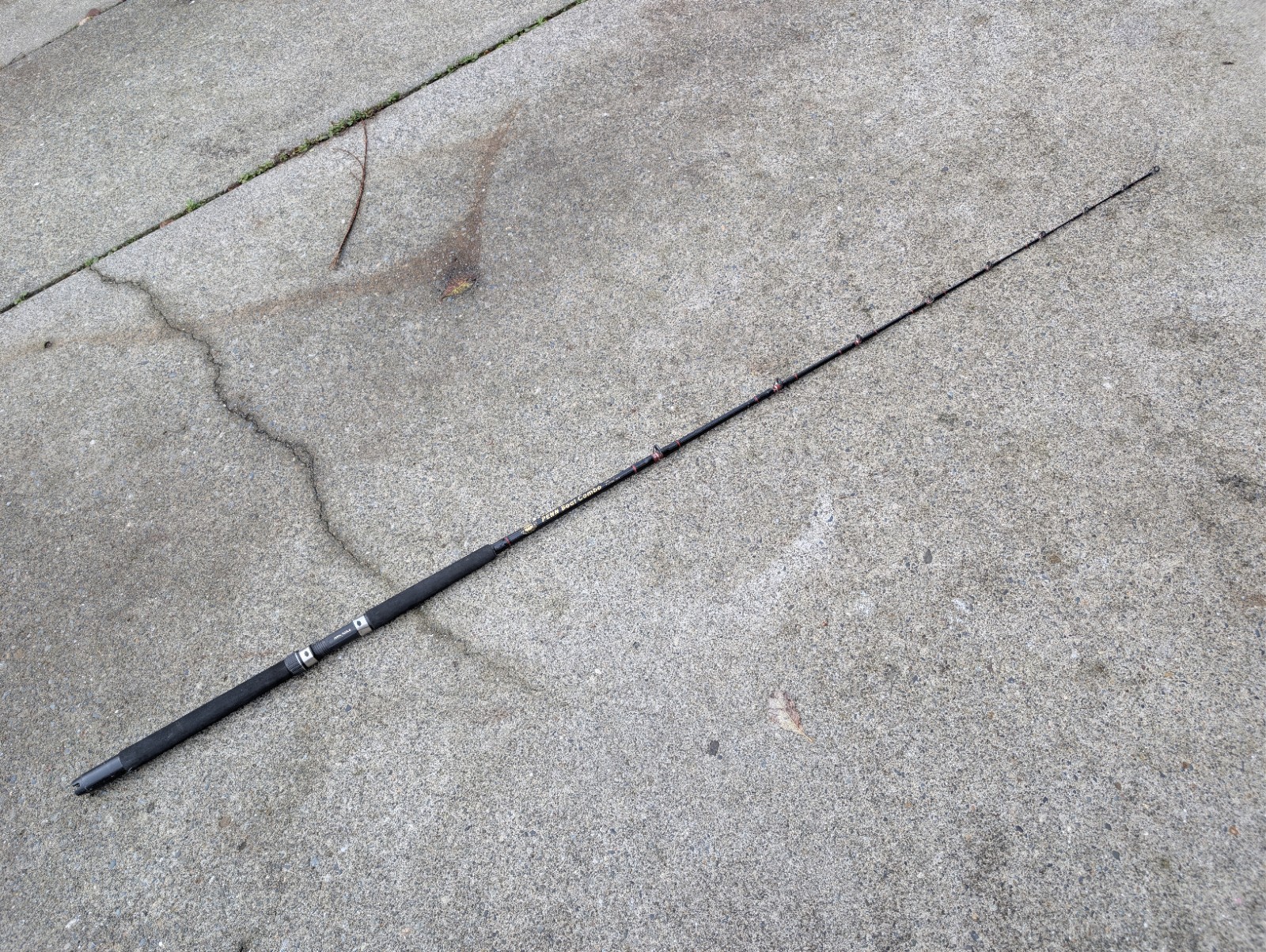 Vintage Penn Boat Combo 0712 7ft 15-30 Penn Reels Foam Handle