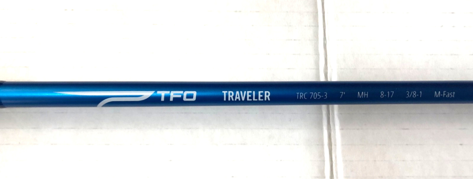 TFO Traveler TRC 705-3 7′ MH 8-17lb 38-1oz MFast Casting Rod Blue