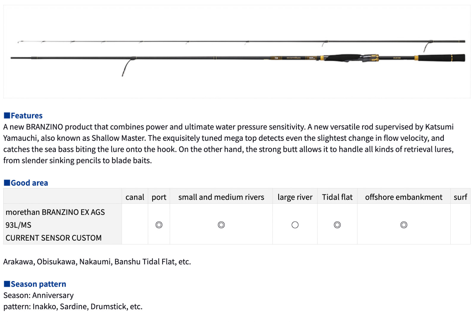 Daiwa Morethan BRANZINO EX AGS 93L/MS Spinning Rod Shipping From JAPAN